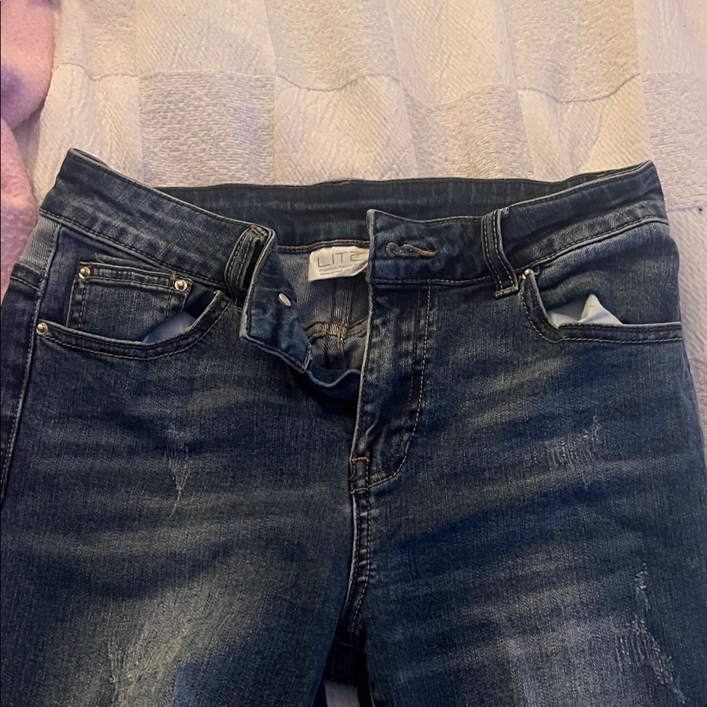 LIT Women's Dark Blue Straight Leg Jeans GREAT FIT only worn once